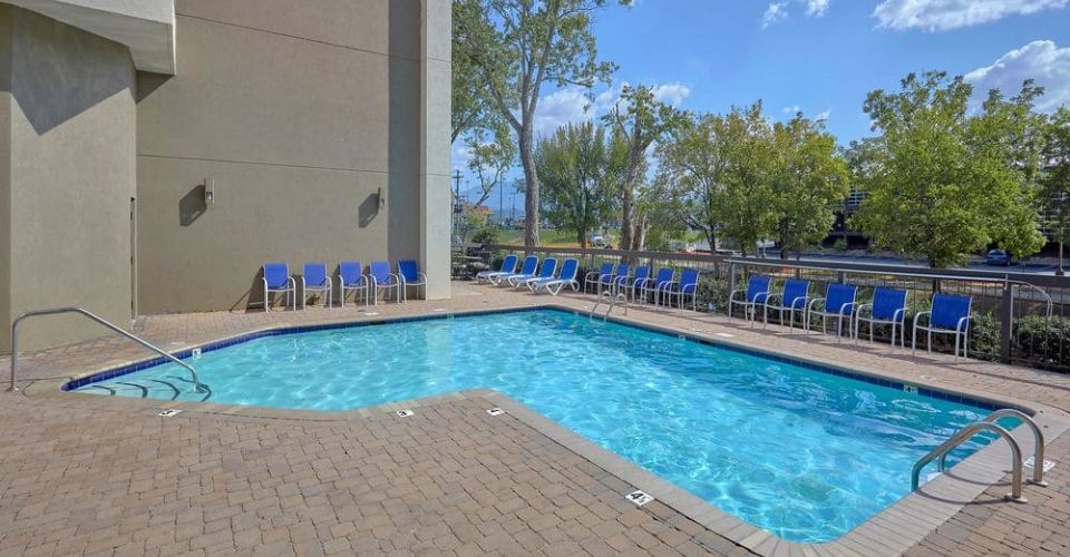 Outdoor Heated Pool at The Inn on the River Pigeon Forge 960