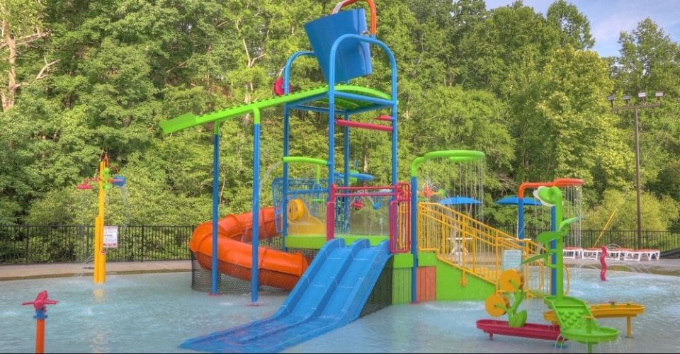 Kiddie Splash Park at the Country Cascades Pigeon Forge Hotel and Water Park