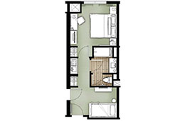 Floorplan of the DreamMore Resort Family Suite