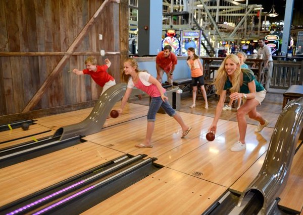 4 Lanes of Mini-Bowling Fun at Wilderness at the Smokies