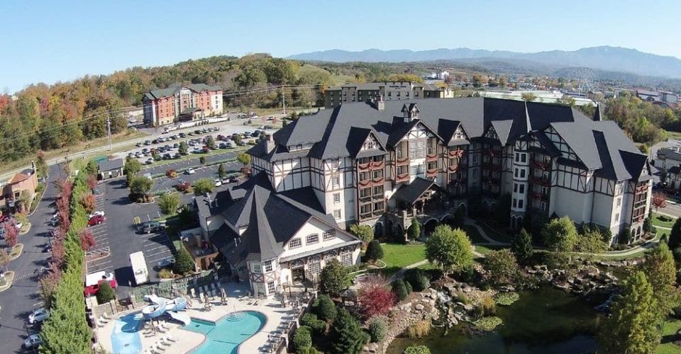 Top Down View of The Christmas Inn Pigeon Forge 960