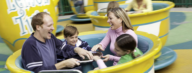 The Lemon Twist takes the family on a spin around a giant lemonade pitcher at Dollywood wide