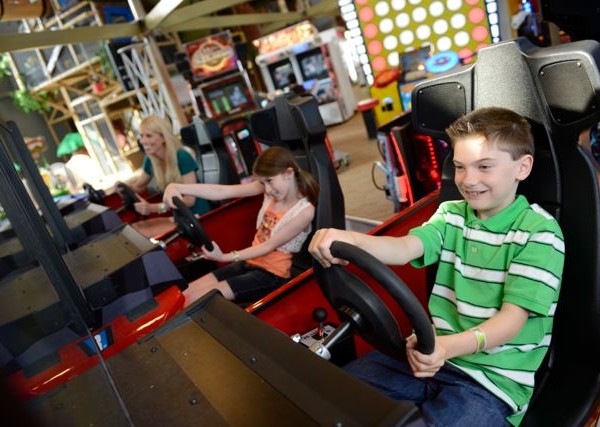 Over 100 Games to choose from at the Mega Arcate Adventure Forest