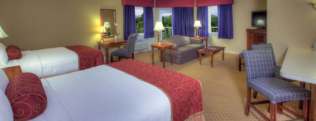Wide view of the Music Road Hotel Family Suite in Pigeon Forge