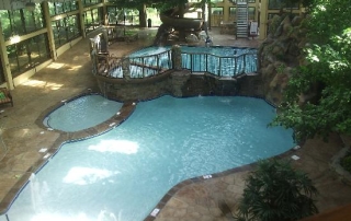 View of the Double Tier Indoor Pool at the Park Vista Gatlinburg