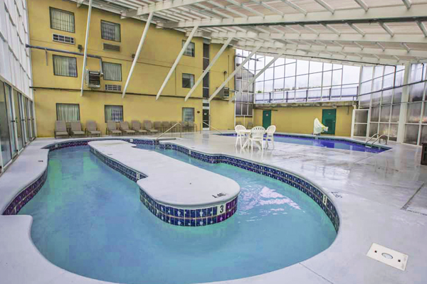 View of the indoor pool and lazy river at the Sleep Inn & Suites in Gatlinburg 600