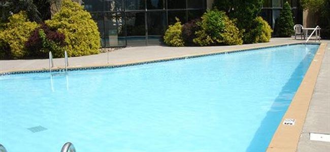 View of the Outdoor Pool at the Spirit of the Smokies in Pigeon Forge