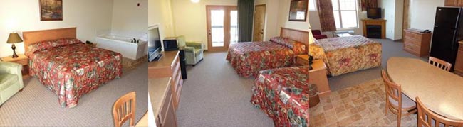 Rooms at the Spirit of the Smokies Lodge in Pigeon Forge