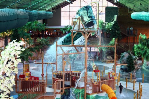View of the Indoor Waterpark at Westgate Smoky Mountain Resort