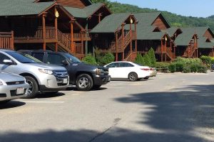 Parking lot at Westgate Smoky Mountain Resort 600