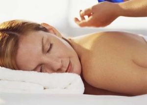 woman lying on table ready for a massage