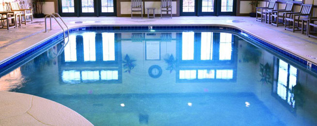 A View of one of the Indoor Pools at the Wyndham Smoky Mountains wide
